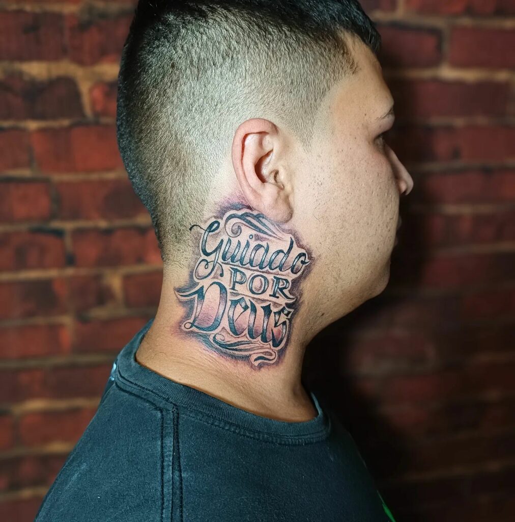 90 Latest Neck Tattoo Ideas To Inspire You In 2024! 20 Religious Neck Tattoo