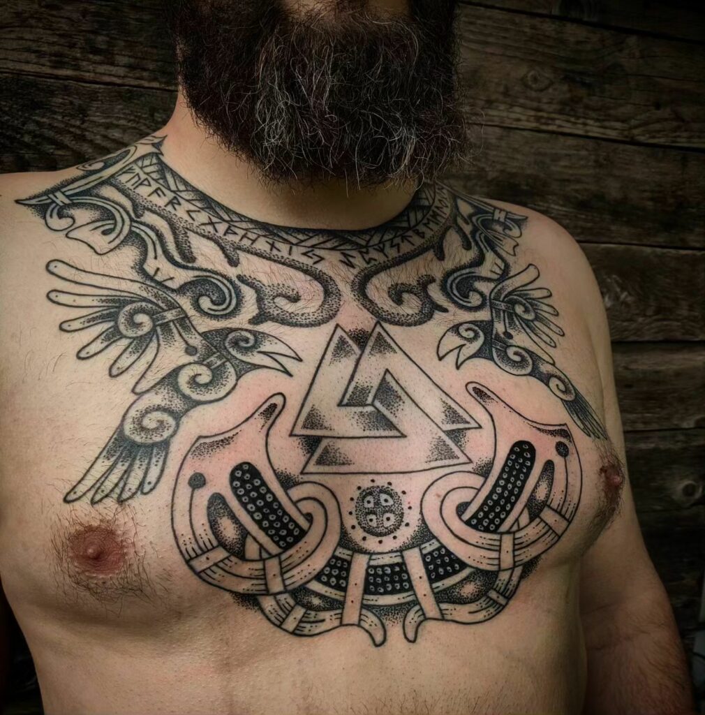 20+ Amazing CELTIC TATTOOS + All Their Meanings! 47 Celtic Chest Tattoos