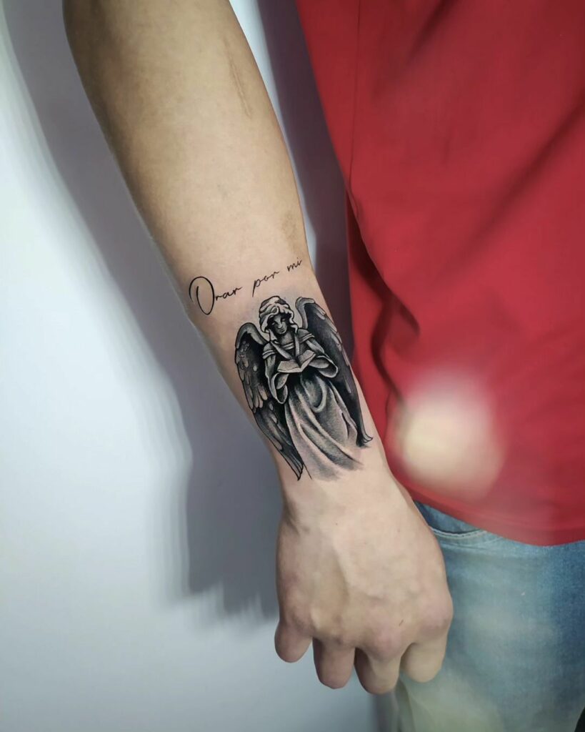 12+ Small Tattoos For Men To Inspire You in 2024 21 Angel Tattoo