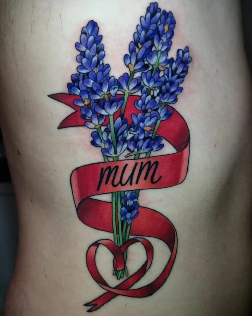 10 BEST LAVENDER TATTOOS WITH MEANINGS IN 2024 23 Watercolor Lavender Tattoos