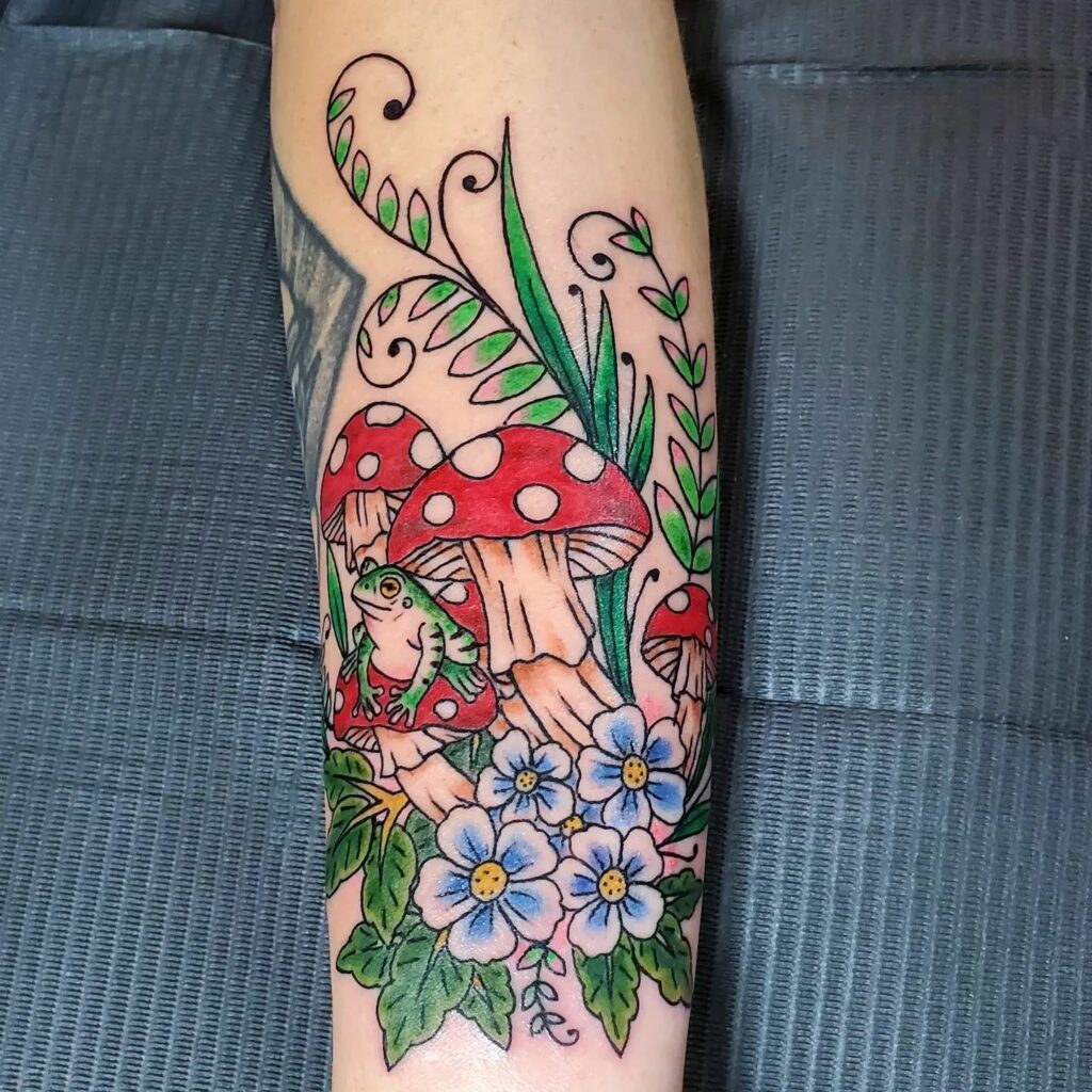 Mesmerizing Mushroom Tattoo Ideas + Meanings for 2024 15 Psychedelic Mushroom Tattoo