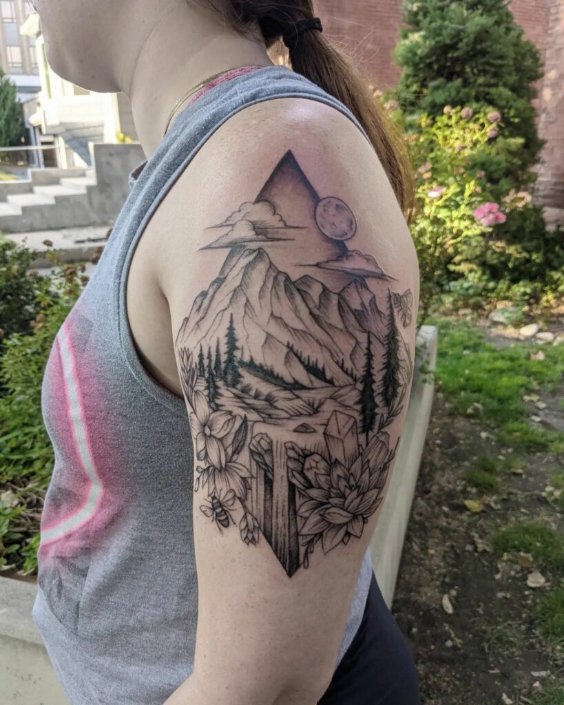 12+ Nature Tattoo Ideas - That Will Grow On You 10 Nature Tattoo
