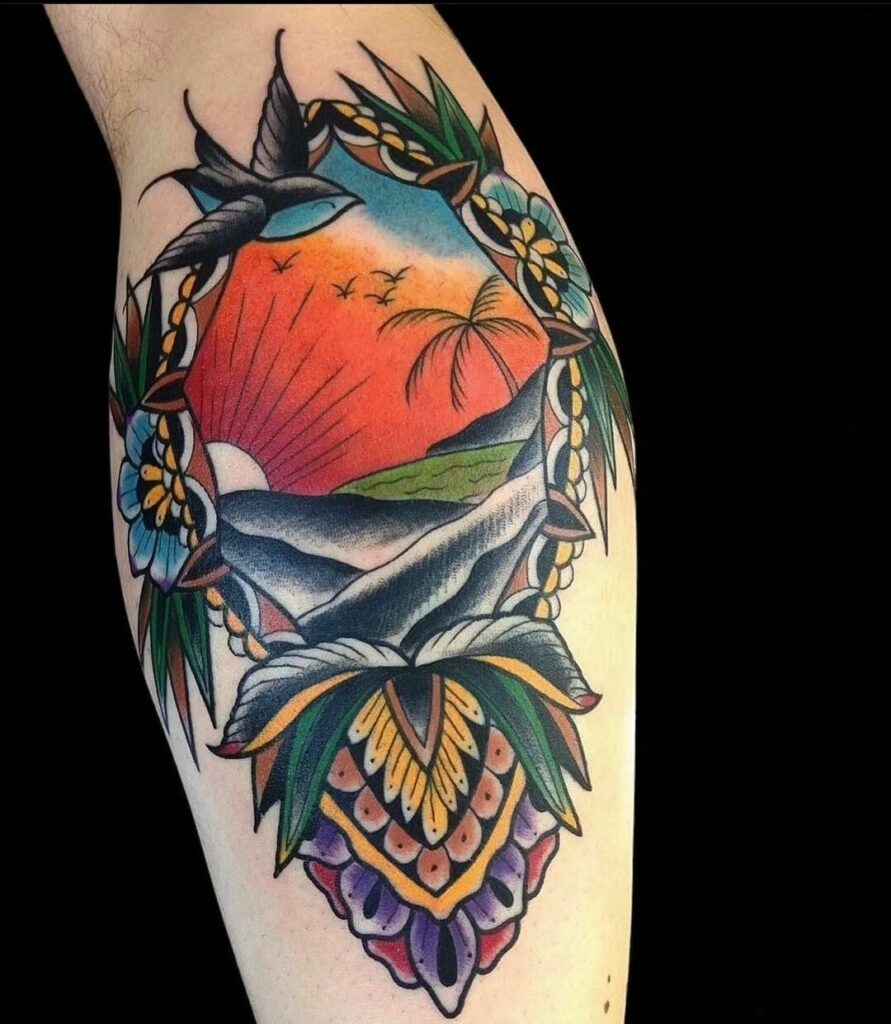 AMERICAN TRADITIONAL TATTOOS - THE ULTIMATE GUIDE FOR 2024 18 Lucky 13 Tattoos