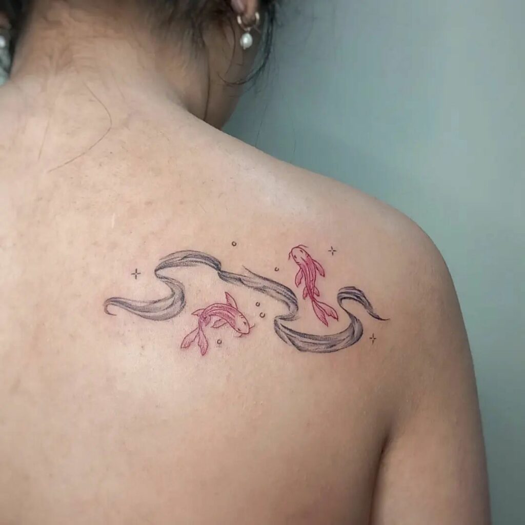 10+ KOI FISH TATTOO IDEAS + MEANINGS - UPDATED FOR 2024 16 Koi Fish Tattoo