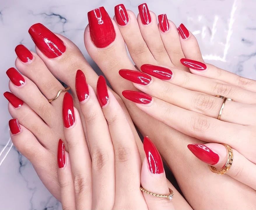 30 Red Pedicure Ideas to Add a Pop of Color to Your Look in 2024 37 Long Red Nails
