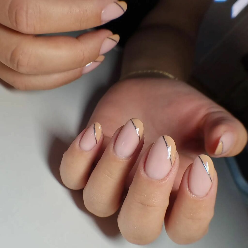 Find Your Style with 28 Beige Nail Designs of 2024 11 Beige Nails With French Tip Outlines