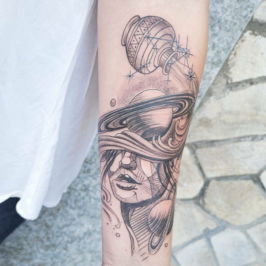 11 Latest Aquarius Constellation Tattoos To Inspire You In 2024! 15 Aquarius Constellation Tattoo With Meaningful Symbol For Horoscope Followers