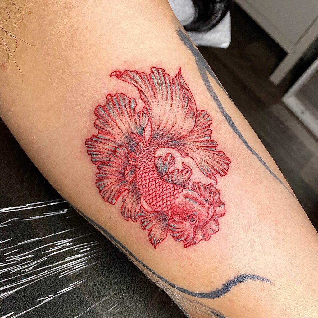 11+ Forearm Koi Fish Tattoo Ideas That Will Blow Your Mind! 11 Arm Forearm Koi Fish Tattoo Designs