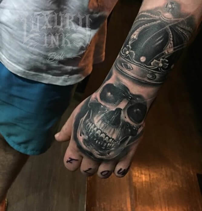 11+ King Skull Tattoo Ideas That Will Blow Your Mind! 11 Arm Skull Tattoo