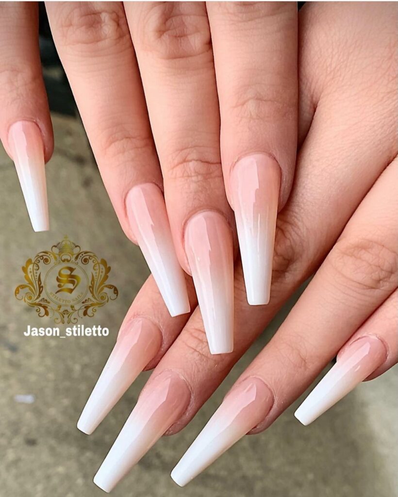 Experiment with 40 Fresh White Tip Nail Ideas for 2024 31 Artistic Stiletto Nails