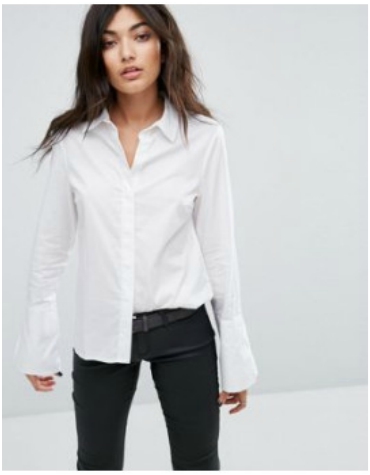 ASOS Noisy May Flared Cuff Sleeve Shirt £25 ASOS Noisy May Flared Cuff Sleeve Shirt