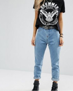 Asos Noisy May Petite Donna Mom Jean Asos Noisy May Petite Donna Mom Jean