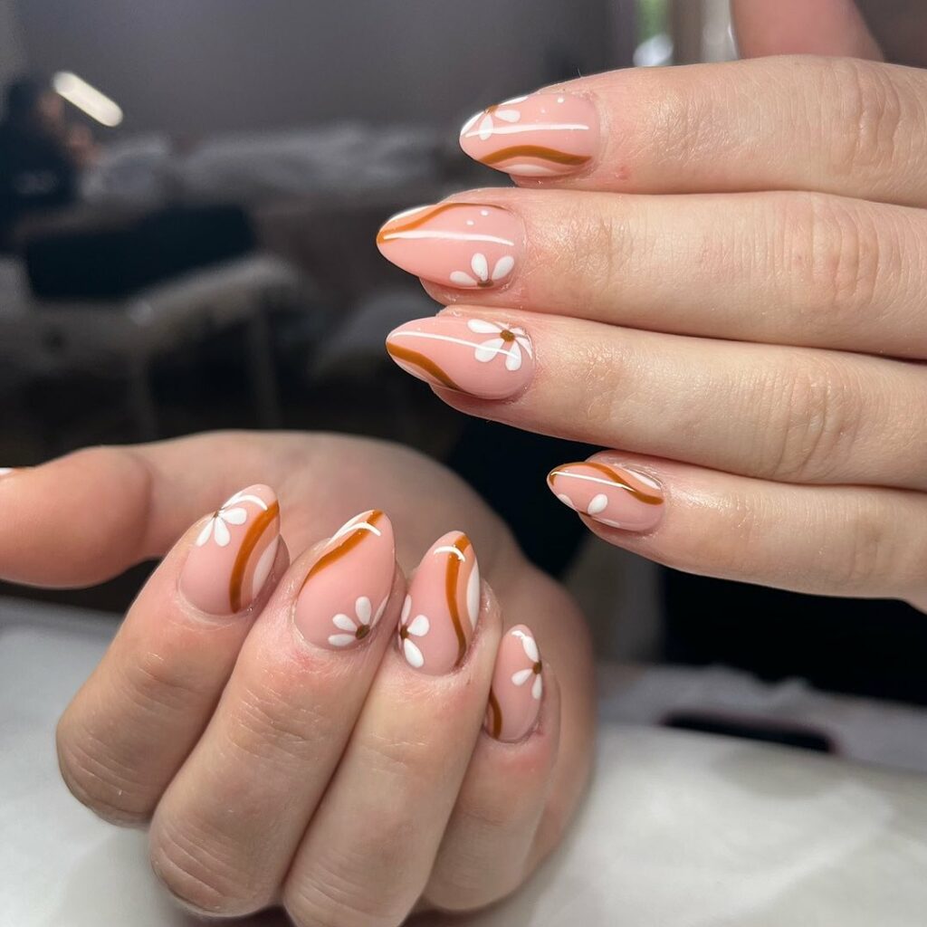 Bring Warmth with 20 Light Brown Nail Ideas in 2024 17 Autumn Hues Light Brown Nails