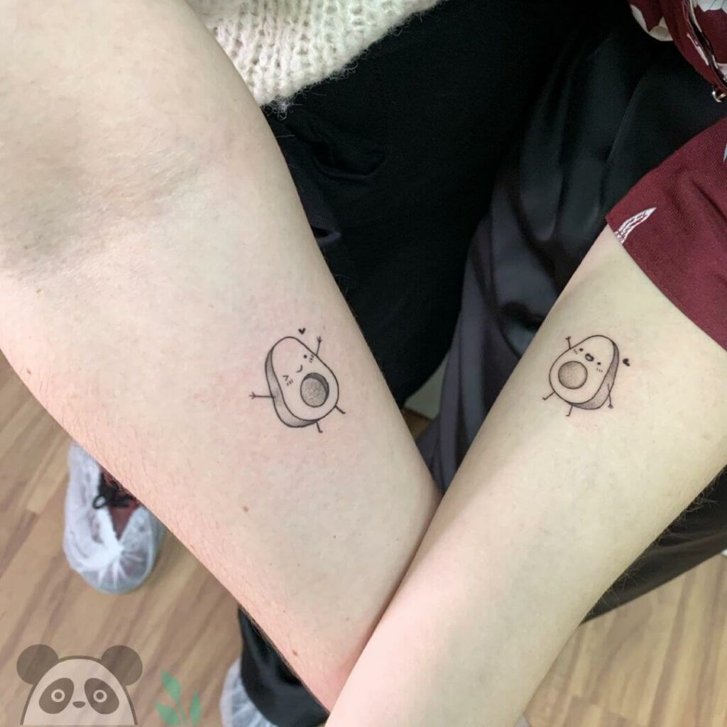 11+ Avocado Tattoo Ideas You'll Have To See To Believe! 14 Avocado Couple Tattoo