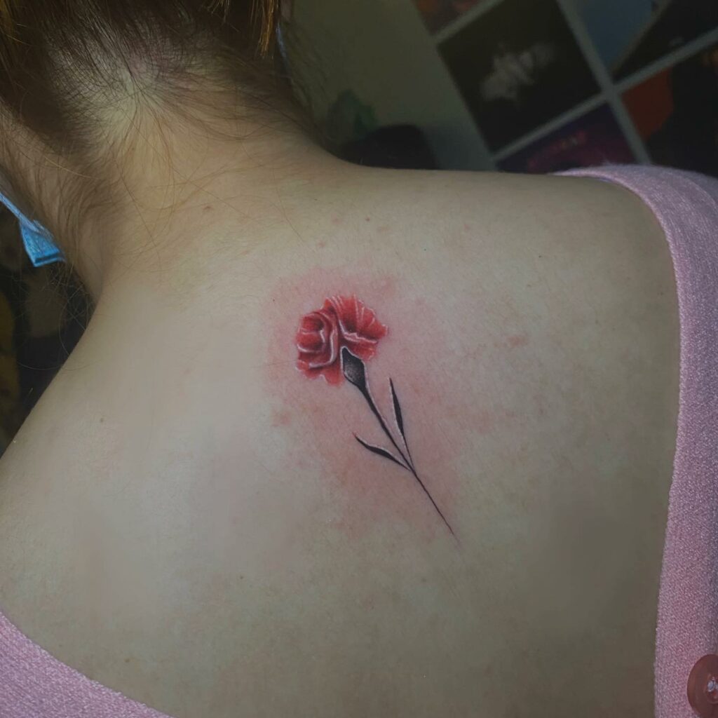 11+ Simple Carnation Tattoo Ideas You’ll Have To See To Believe! 12 Awesome Birth Month Flower Tattoo Ideas For January-Born People