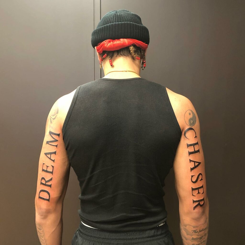 11+ Dream Chaser Tattoo Ideas That Will Blow Your Mind! 16 Back Arm Dream Chaser Tattoo