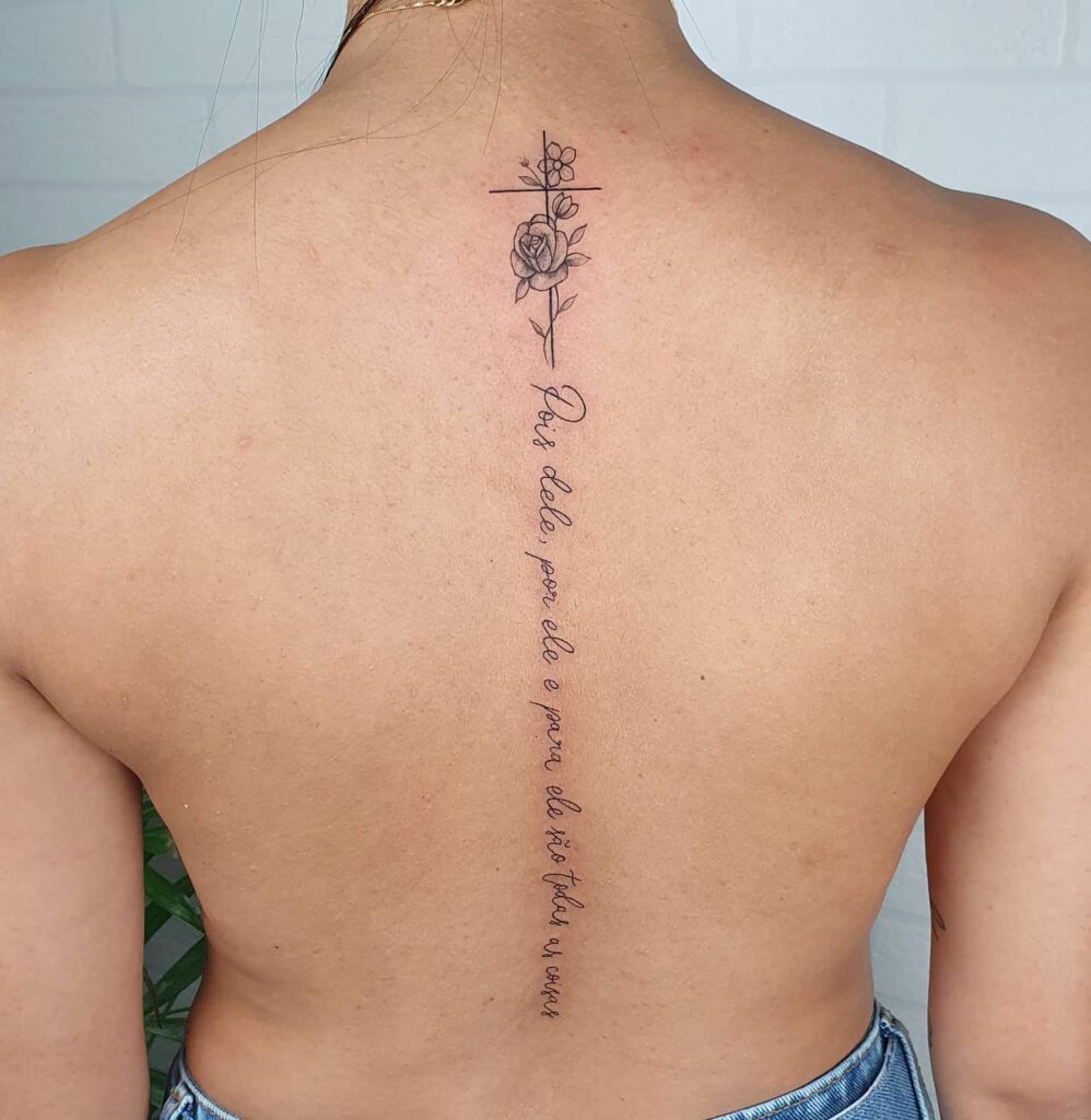 10+ Cross Faith Tattoo Ideas That Will Blow Your Mind! 17 Back Cross Tattoo Idea