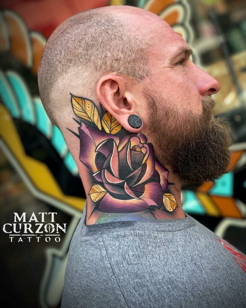 11+ Male Throat Tattoo Ideas That Will Blow Your Mind! 14 Back Neck Tattoos
