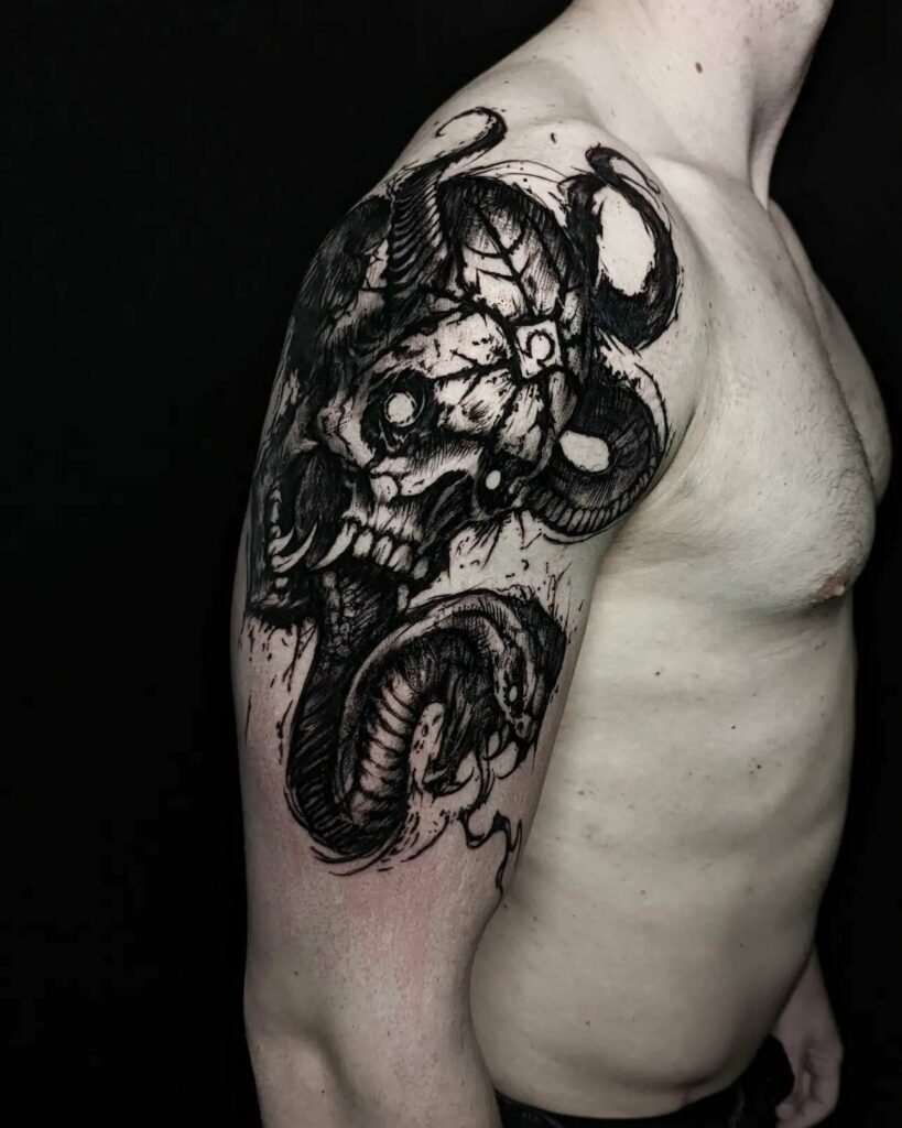 22+ Shoulder Tattoo For Men Ideas To Inspire You! 18 Badass Shoulder Tattoo Designs For Men ideas