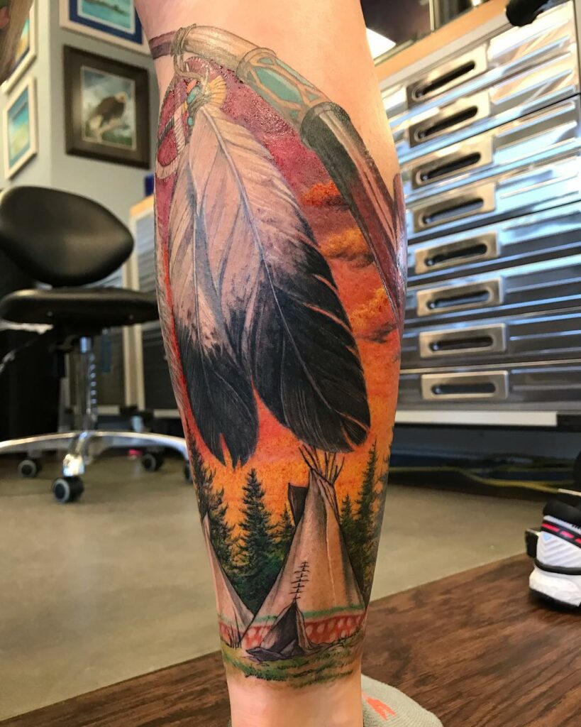 12+ Eagle Feather Tattoo Ideas To Inspire You 11 Bald Eagle Feather Tattoo