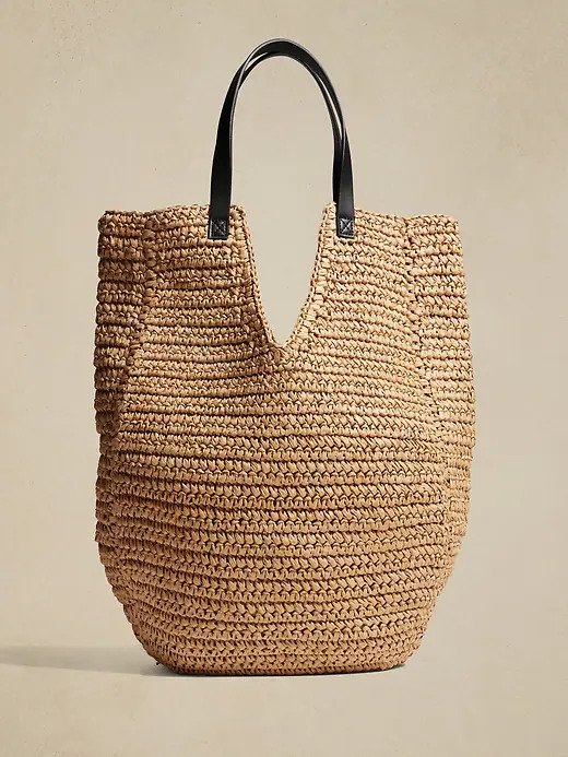 8 Gorgeous Chloe Dupes 17 Banana Republic Factory Straw Tote Bag