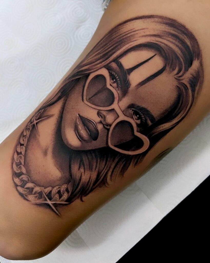10+ Chicano Tattoo Lettering Ideas That Will Blow Your Mind 12 Bandida Chicano Tattoo