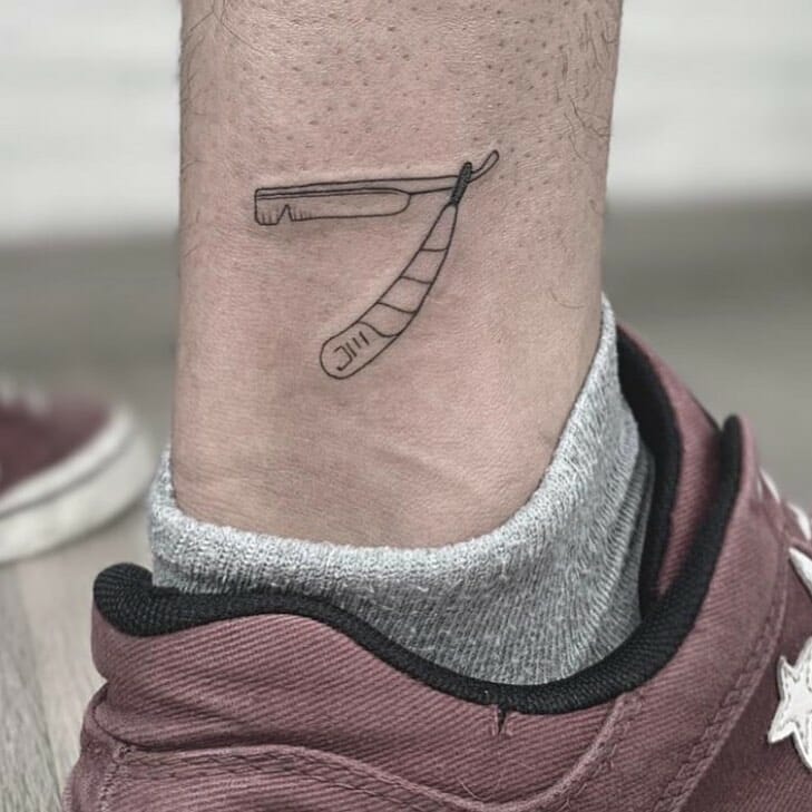 12+ Barber Tattoo Ideas To Inspire You! 16 Barber Small Tattoo