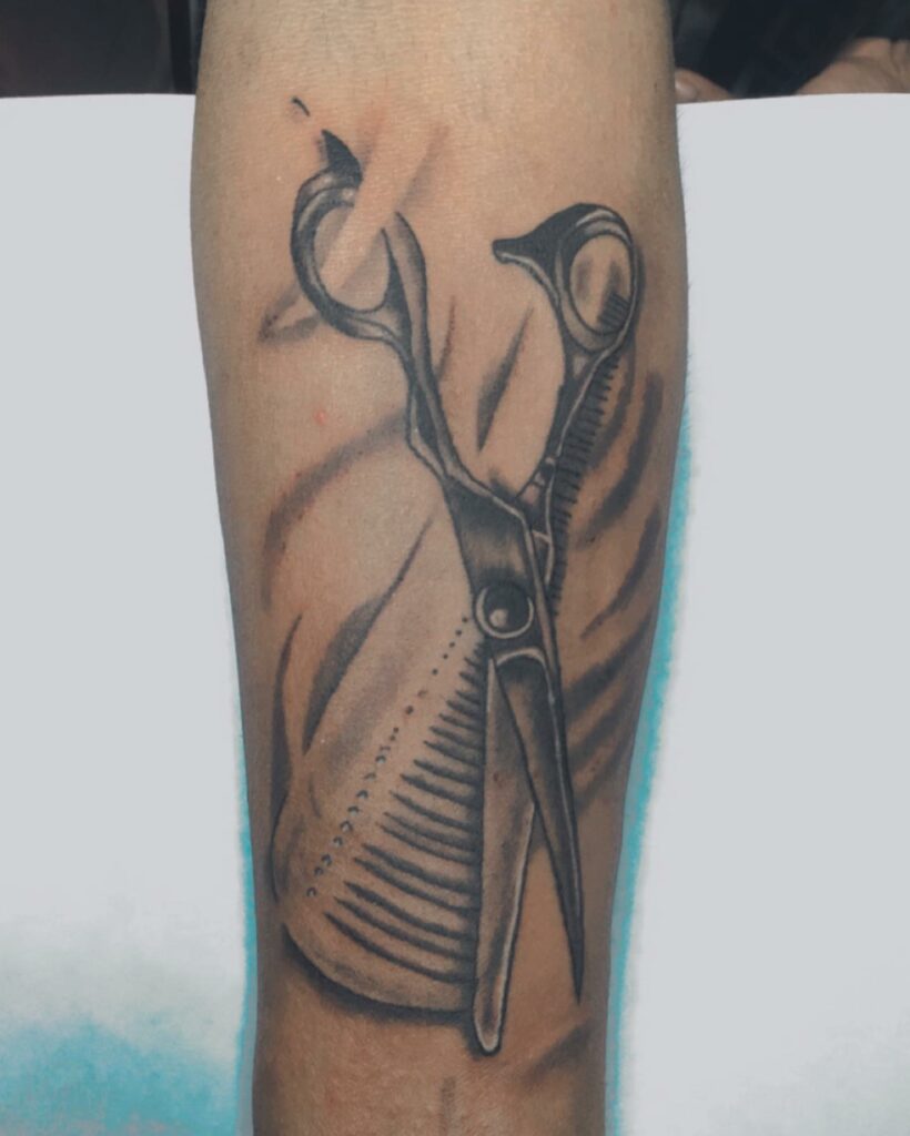 12+ Barber Tattoo Ideas To Inspire You! 19 Barber Traditional Tattoo