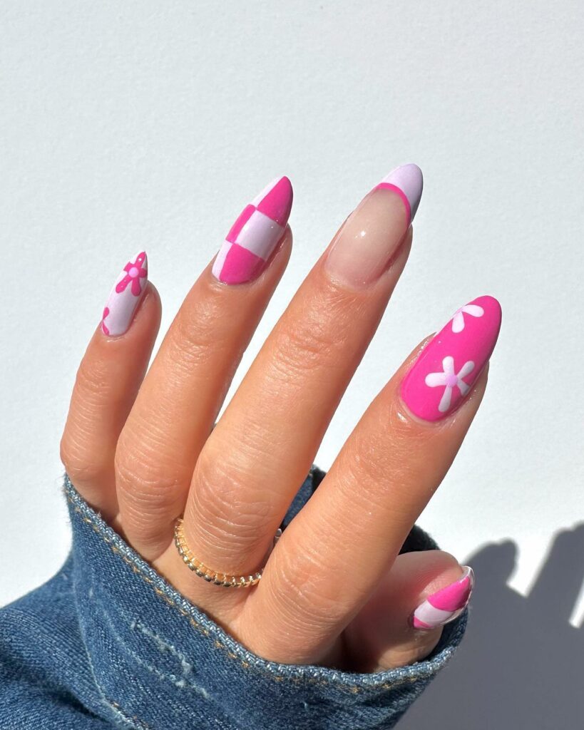 Playful and Fun 30 Barbie Nails To Try in 2024 10 Barbie Movie Nails