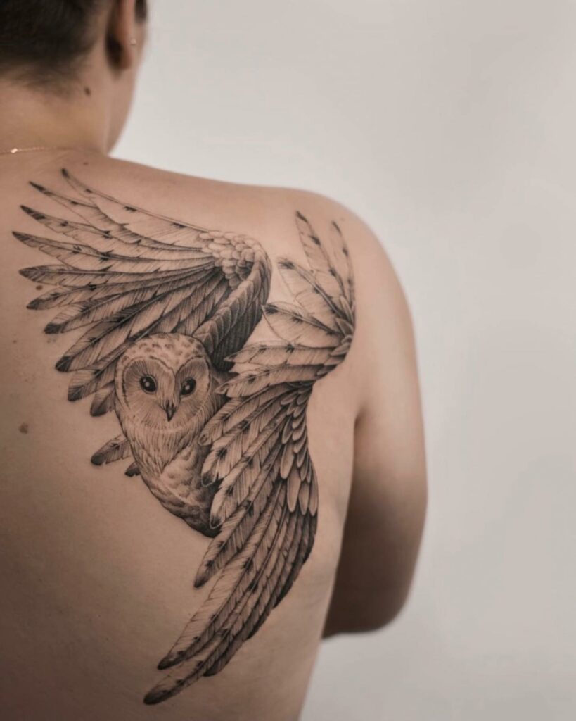 10+ Simple Owl Tattoo Ideas That Will Blow Your Mind! 12 Barn Owl Tattoos