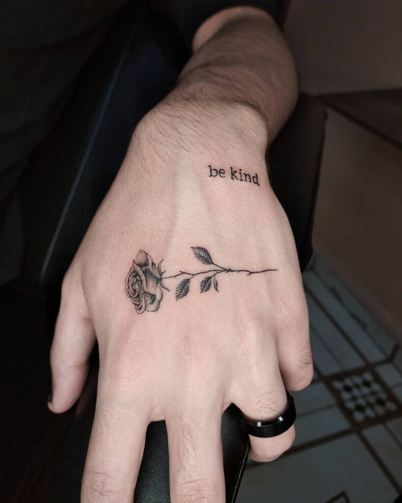 14+ Tattoo Quotes Men Ideas That Will Blow Your Mind! 15 Be Kind Tattoo