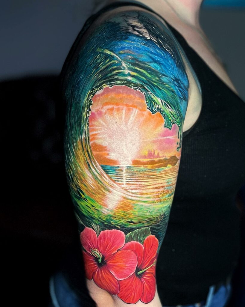 11+ Traditional Beach Tattoo Ideas That Will Blow Your Mind! 22 Beach Tattoo Sleeve
