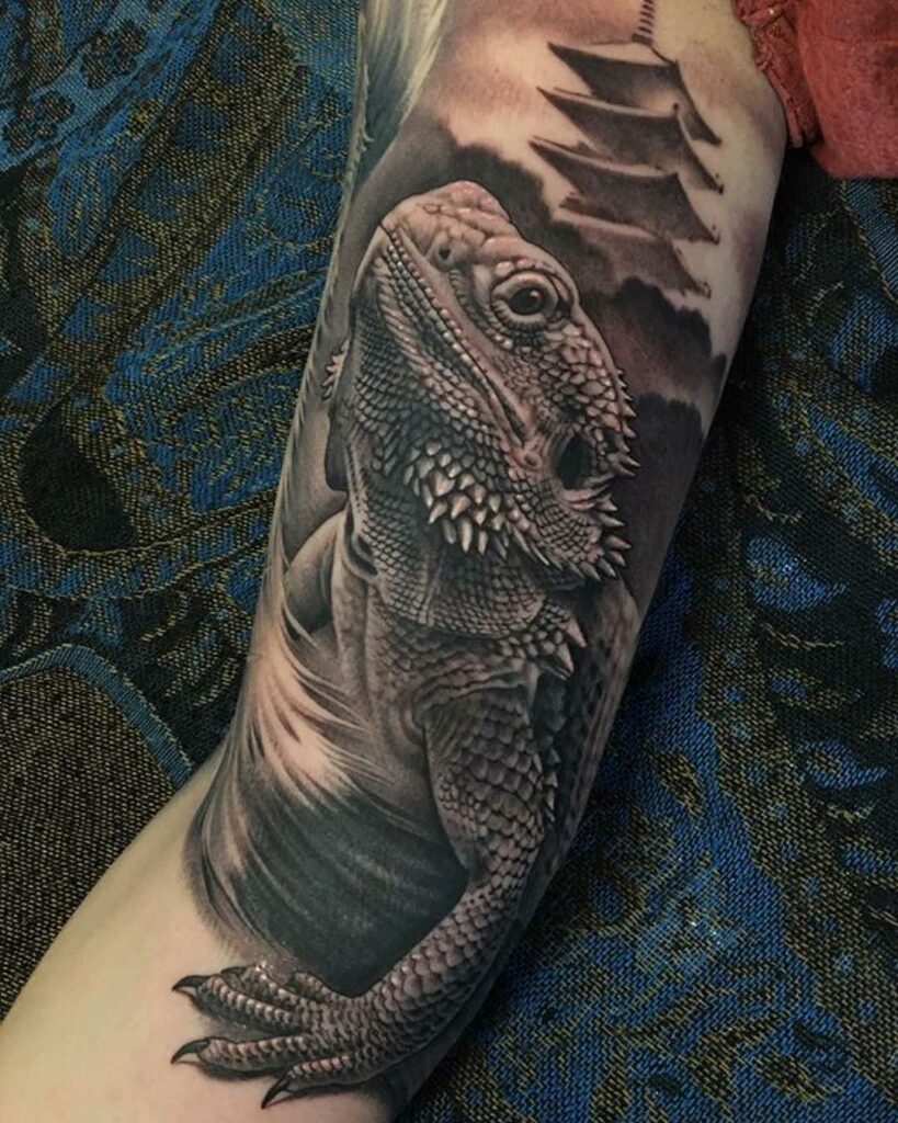 18+ Bearded Dragon Tattoo Ideas To Inspire You! 10 Bearded Dragon Tattoo