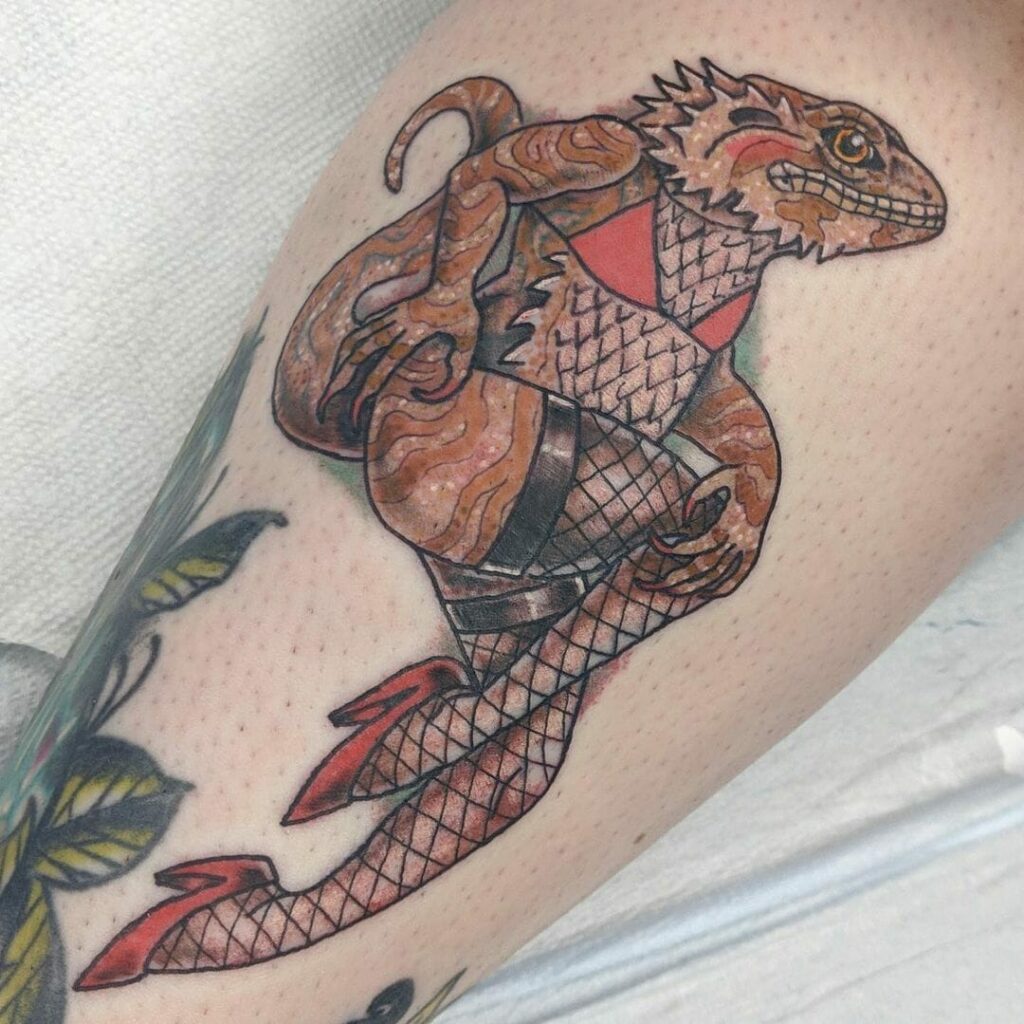 18+ Bearded Dragon Tattoo Ideas To Inspire You! 20 Bearded Dragon Tattoo Ideas