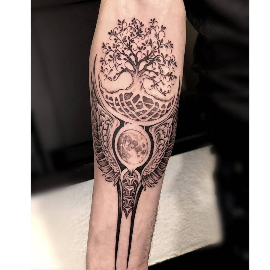 10+ Meaning Celtic Tattoos That Will Blow Your Mind! 18 Beautiful Celtic Tree of Life Half Sleeve Tattoos