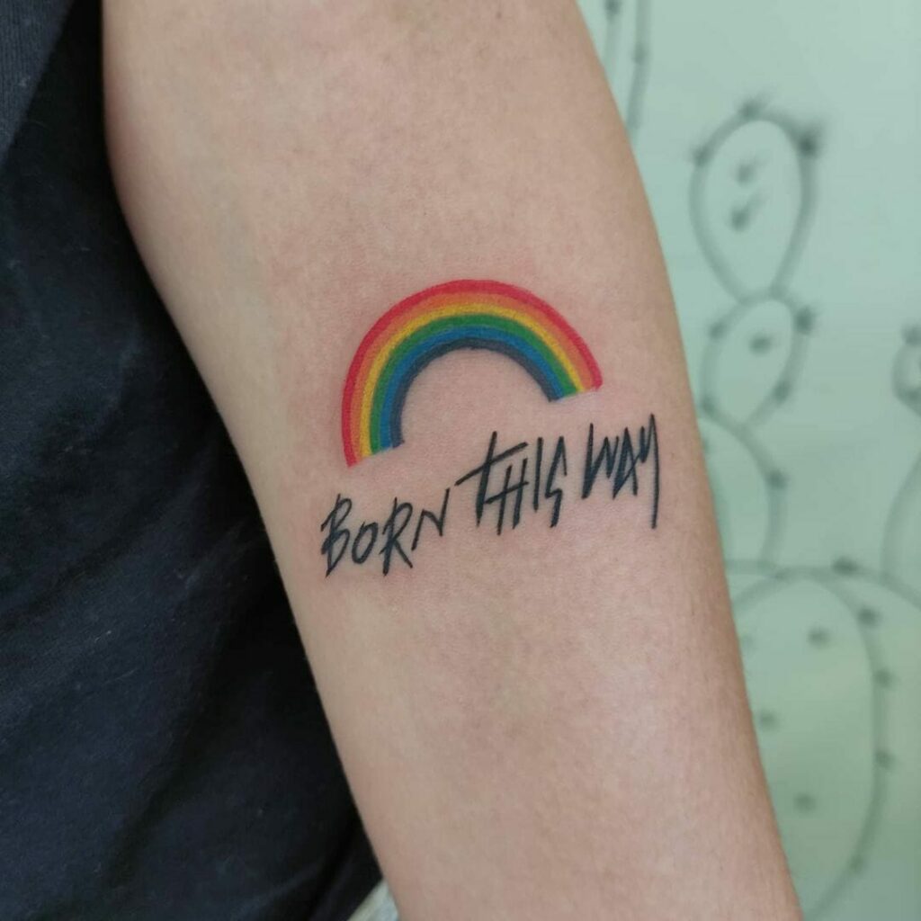 11+ Born This Way Tattoo Ideas You'll Have To See To Believe! 13 Beautiful Pride Tattoo Ideas