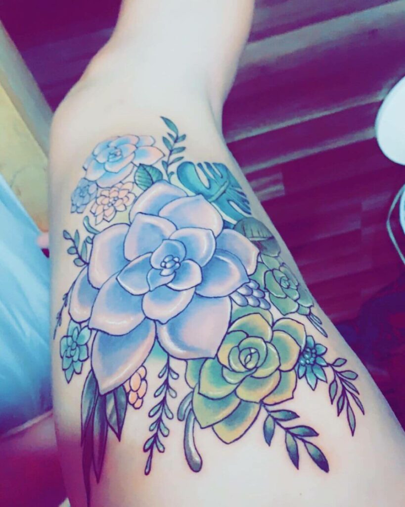 11+ Minimalist Succulent Tattoo Ideas That Will Blow Your Mind! 21 Beautiful Succulent Tattoos Designs