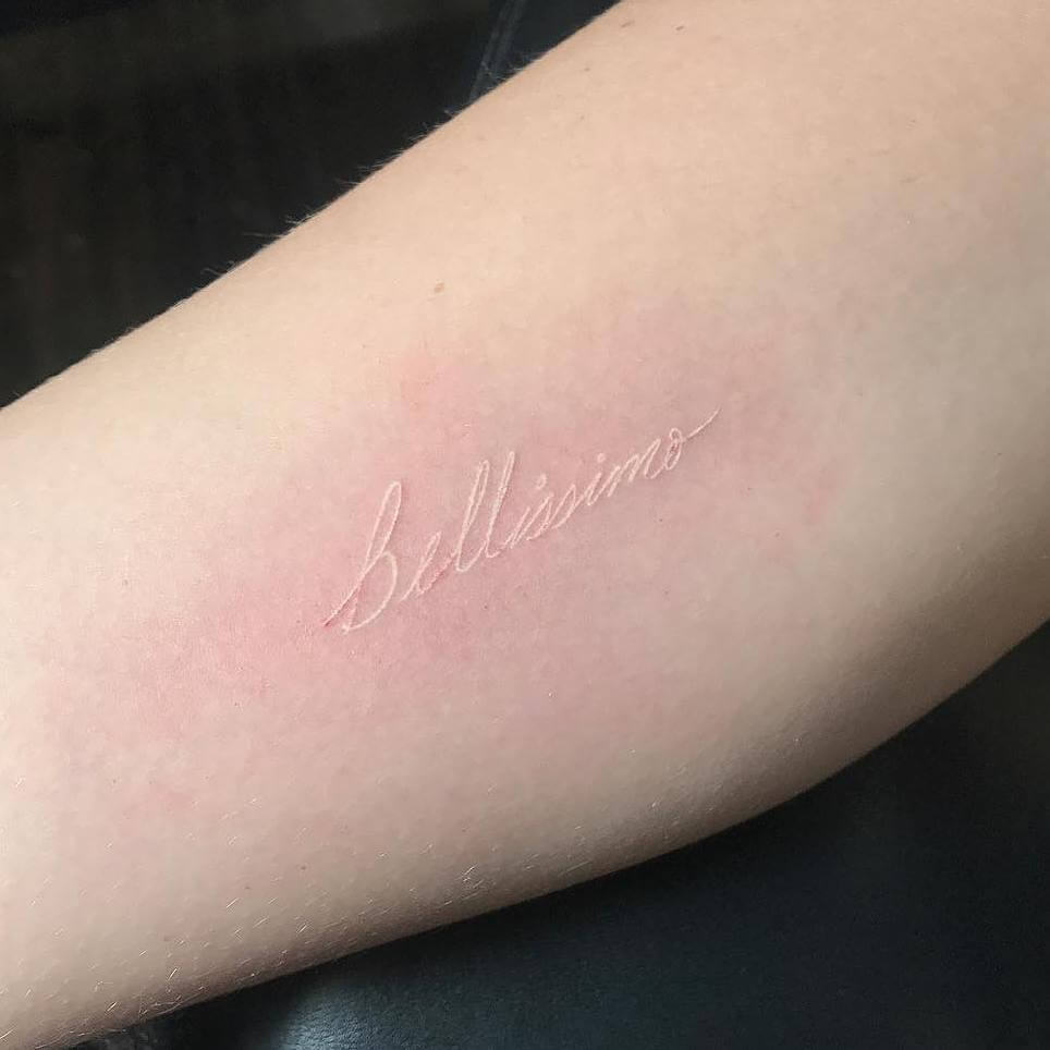 11+ One Word Tattoo Ideas That Will Blow Your Mind! 18 Bellissimo Word Tattoo