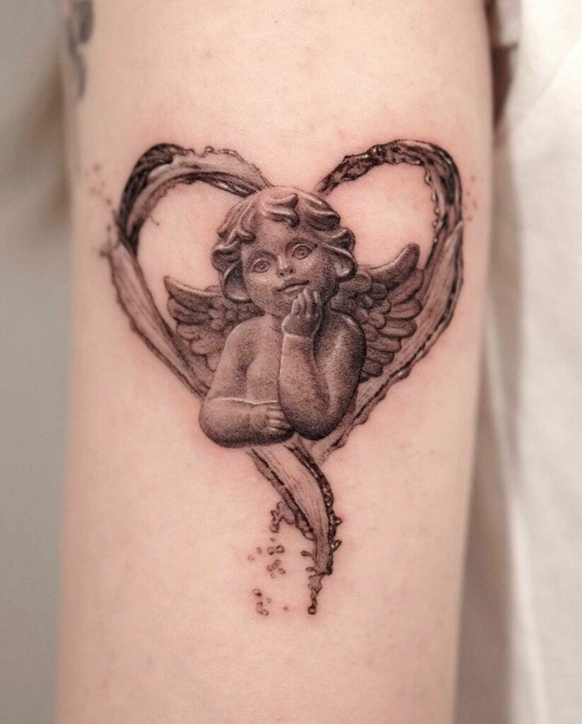 11+ Tattoos In The World - Ideas That Will Blow Your Mind! 13 Best Angel Arm Tattoo