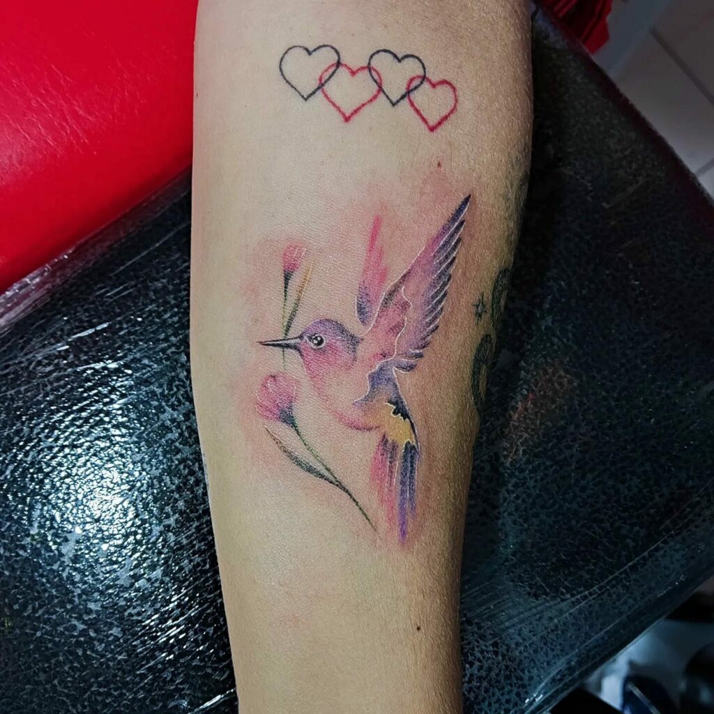 11+ Hummingbird Tattoo With Flowers That Will Blow Your Mind! 20 Best Hummingbird Tattoo