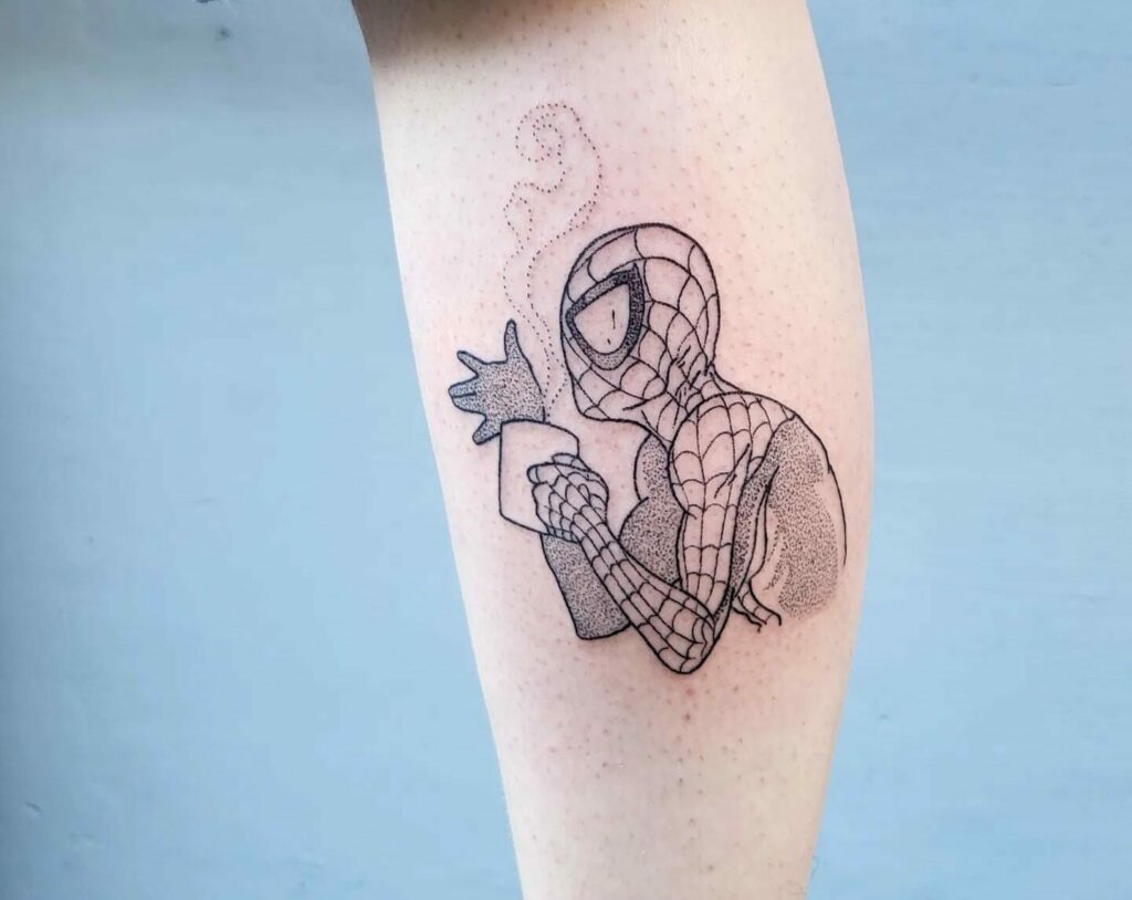 13+ Simple Spiderman Tattoo To Inspire You! 21 Spiderman Tattoo Simple