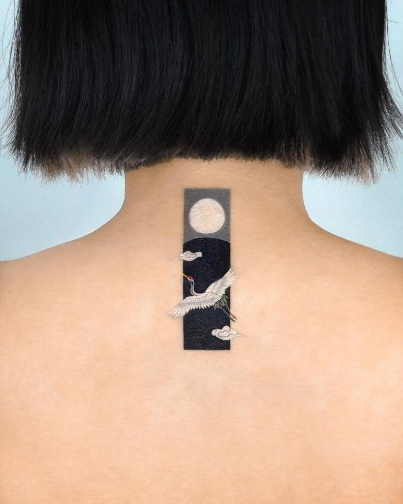 12+ Frame Tattoo Ideas To Inspire You! 16 Bird Frame Back Tattoo