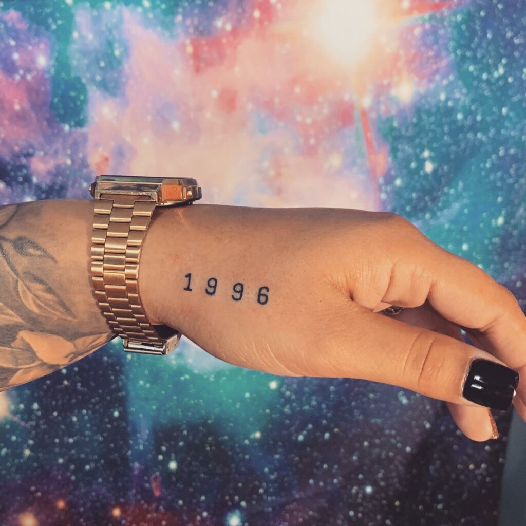 10+ Tattoo Fancy Number Fonts That Will Blow Your Mind! 13 Birth Year Tattoo