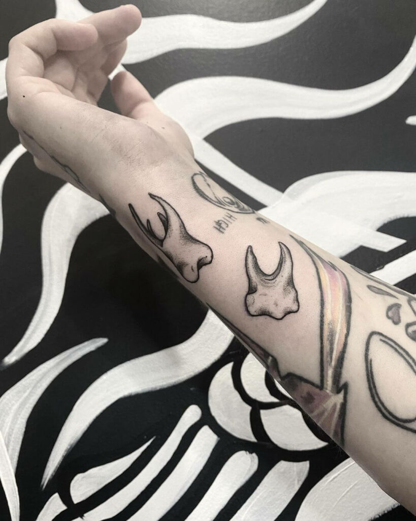 11+ Anatomy Tattoo Ideas You'll Have To See To Believe! 13 Black And White Teeth Anatomy Tattoo