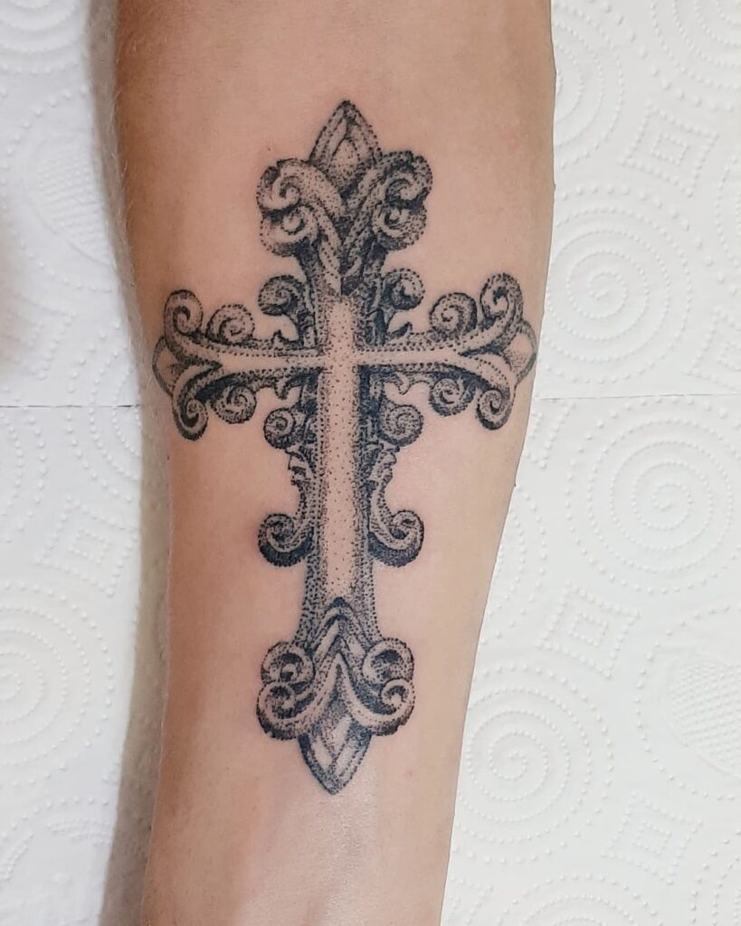 12+ Black Cross Tattoo Ideas To Inspire You! 18 Black Cross Forearm Tattoo