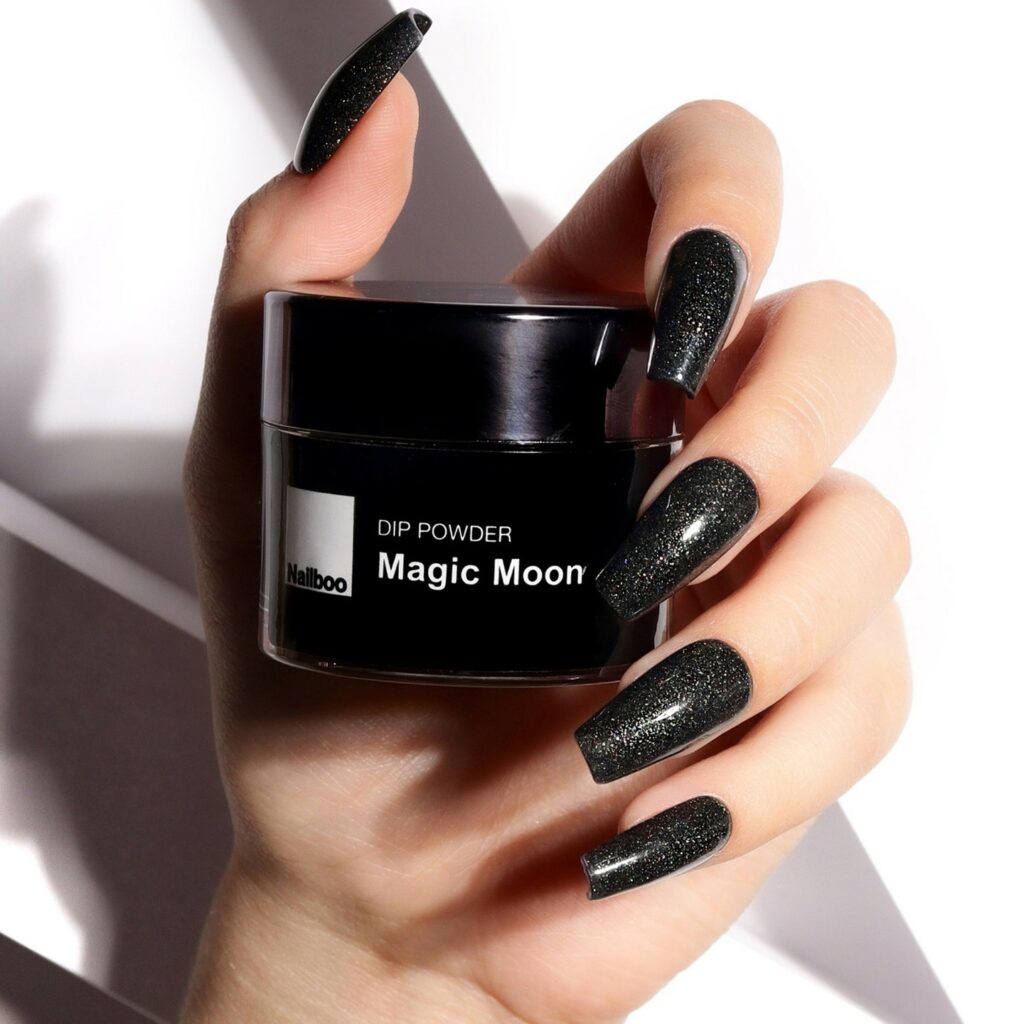 Discover the Hottest Designs of 2024: 30 Latest Dip Powder Nails 18 Black Dip Nails