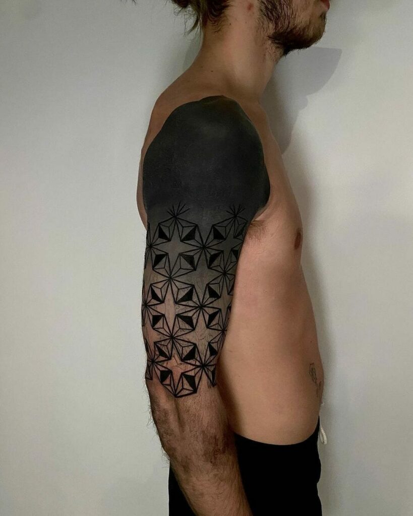 14+ Black Sleeve Tattoo Ideas To Inspire You 16 Black Geometric Sleeve Tattoo