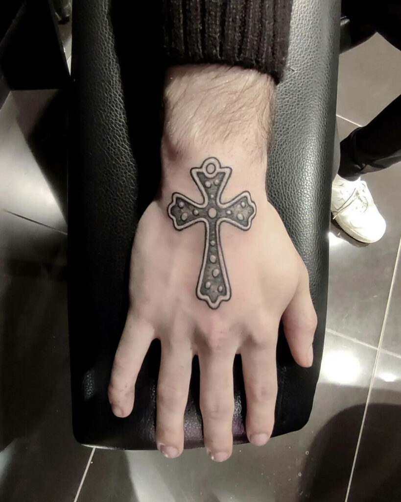 12+ Black Cross Tattoo Ideas To Inspire You! 12 Black Gothic Cross Tattoo