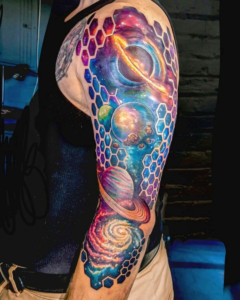 10+ Black Hole Tattoo Ideas You'll Have To See To Believe! 19 Black Hole In Space Tattoo