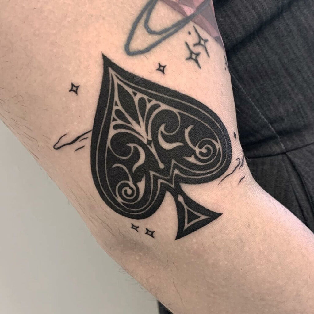 12+ Spade Tattoo Ideas To Inspire You! 18 Black Ink Spades Tattoo